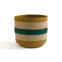 Разноцветная Плетеная корзина Saski единый размер разноцветный LA REDOUTE INTERIEURS  фото, kupilegko.ru